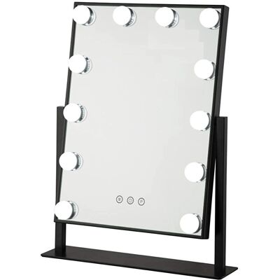 Bright Beauty Vanity Nina - Meikkipeili - Hollywood Valaistu - Musta - Himmennys Bright Beauty Vanity Nina - Meikkipeili - Hollywood Valaistu - Musta - Himmennys