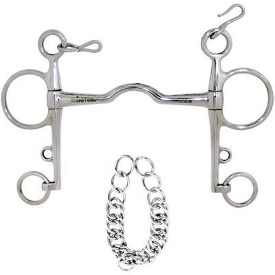 Sartore - Morso pelham a collo d'oca - inox - Horse bit Sartore - Morso pelham a collo d'oca - inox - Horse bit