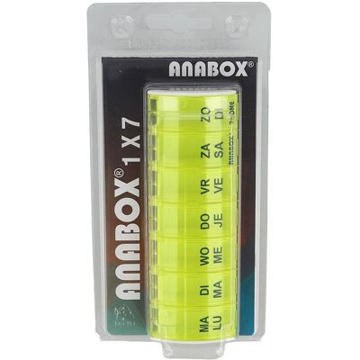 ANABOX 1x7 Distributeur de comprimés - Dose dispenser ANABOX 1x7 Distributeur de comprimés - Dose dispenser
