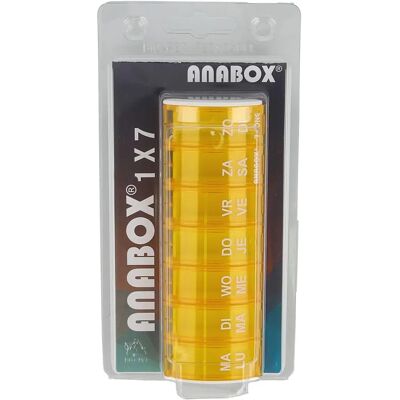 ANABOX Pildoos Week Orange - Organisateur de comprimés ANABOX Pildoos Week Orange - Organisateur de comprimés