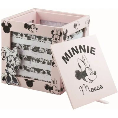 MINNIE Boîte avec Photo - Boîte de rangement à bijoux - Publicité MINNIE Boîte avec Photo - Boîte de rangement à bijoux - Publicité