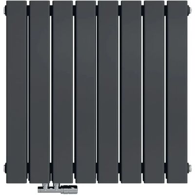 Emke - Flachheizkörper - Zentral - Anthrazit 63x61cm Emke - Flachheizkörper - Zentral - Anthrazit 63x61cm