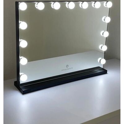 Bright Beauty Vanity Namira - Meikkipeili - LED-valot - Musta - Dimmable Bright Beauty Vanity Namira - Meikkipeili - LED-valot - Musta - Dimmable