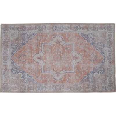 Møbel24 Hawai Teppe - 200x300 cm Oransje og Blå - Teppe Møbel24 Hawai Teppe - 200x300 cm Oransje og Blå - Teppe