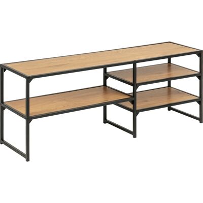Møbel24 Sea TV Schrank - Skandinavisches Design, 3 Regale, Matt Schwarz Møbel24 Sea TV Schrank - Skandinavisches Design, 3 Regale, Matt Schwarz