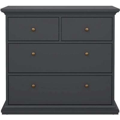 Venedig 96x48cm Moderne Graue Kommode - Kommode Venedig 96x48cm Moderne Graue Kommode - Kommode