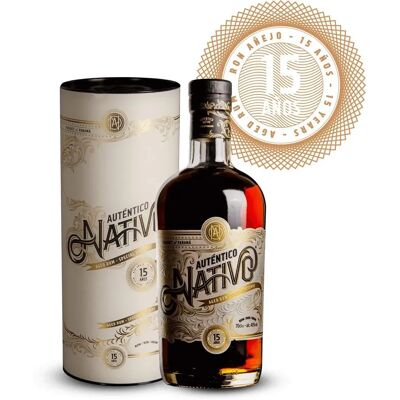 Auténtico Nativo 15 Jaar - Diep Amber - Rum Auténtico Nativo 15 Jaar - Diep Amber - Rum