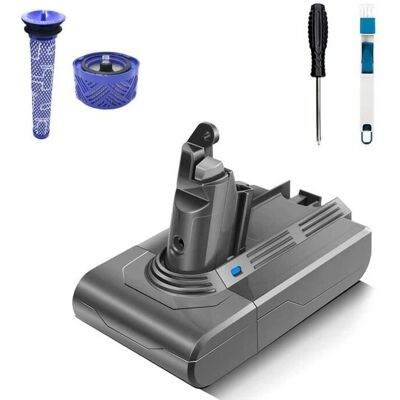 SWAREY Dyson V6 Batteri - 21,6V 4000mAh - Erstatning SWAREY Dyson V6 Batteri - 21,6V 4000mAh - Erstatning