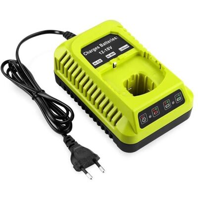 Ryobi 12V-18V Universel Oplader - Hurtig 3A - Flere Beskyttelser Ryobi 12V-18V Universel Oplader - Hurtig 3A - Flere Beskyttelser
