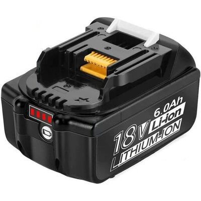 Makita Batteri 6000mAh - Li-ion 18V - Sort Makita Batteri 6000mAh - Li-ion 18V - Sort
