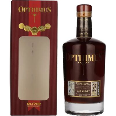 Opthimus 25 Jaar Malt Whisky Finish - Rum 43% Vol. Opthimus 25 Jaar Malt Whisky Finish - Rum 43% Vol.