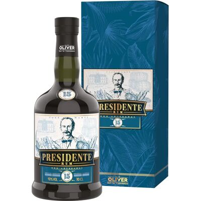 Rhum Presidente 15 Ans - République Dominicaine - Système Solera - Publicité Rhum Presidente 15 Ans - République Dominicaine - Système Solera - Publicité