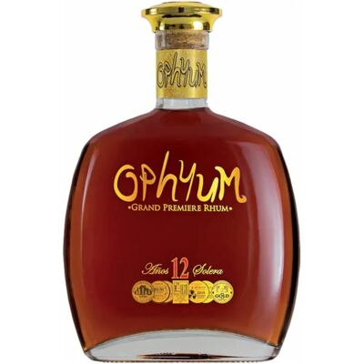 Ophyum 12 Años Solera Grand Premiere Rum - Premium Qualität Ophyum 12 Años Solera Grand Premiere Rum - Premium Qualität