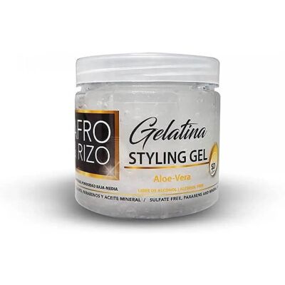 Afro & Rizo Styling Gel - Krulcontrole - Haar Gel 453g Afro & Rizo Styling Gel - Krulcontrole - Haar Gel 453g