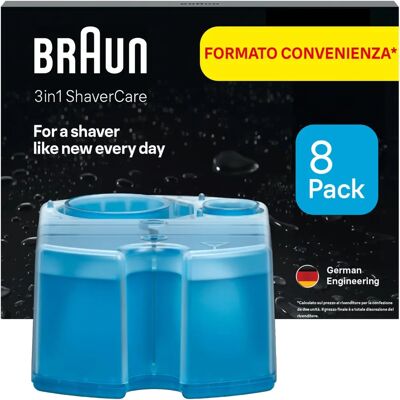 Braun 3in1 ShaverCare Nachfüllkartusche Zitrone Frisch - 8 Stk. Braun 3in1 ShaverCare Nachfüllkartusche Zitrone Frisch - 8 Stk.