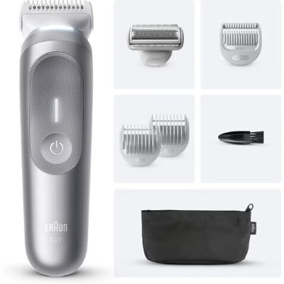 Braun Series 7 BG7550 Kehon trimmeri - Parturi - Harmaa Braun Series 7 BG7550 Kehon trimmeri - Parturi - Harmaa