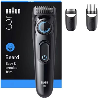 Tondeuse Braun BT3520 - Longueurs Ajustables, Étanche Tondeuse Braun BT3520 - Longueurs Ajustables, Étanche