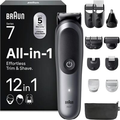 Braun AIO7545 Tondeuse Tout-en-Un - Tondeuse - Publicité Braun AIO7545 Tondeuse Tout-en-Un - Tondeuse - Publicité