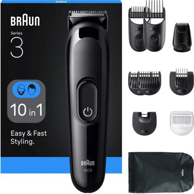 Braun AIO3560 Hair Trimmer - All-in-One Style Kit 10-in-1 Braun AIO3560 Hair Trimmer - All-in-One Style Kit 10-in-1
