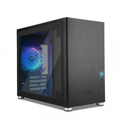 Yeyian YCM-ATXAW-01 Micro ATX Gaming PC-Gehäuse - Schwarz Yeyian YCM-ATXAW-01 Micro ATX Gaming PC-Gehäuse - Schwarz