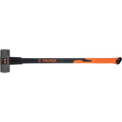 Truper Mazo octogonal - Mango de fibra de vidrio - 4.5 kg - Construcción y demolición Truper Mazo octogonal - Mango de fibra de vidrio - 4.5 kg - Construcción y demolición