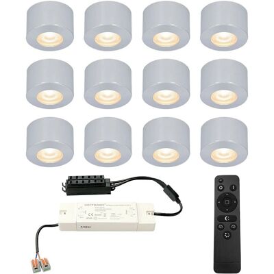 HOFTRONIC Navarra - Komplettset 12x 3W LED - Wasserdicht - Für Veranda, Garten HOFTRONIC Navarra - Komplettset 12x 3W LED - Wasserdicht - Für Veranda, Garten