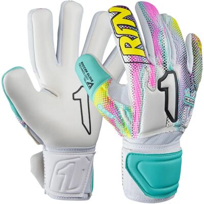 Guantes de portero RINAT Asimetrik Stellar Semi Blanco Guantes de portero RINAT Asimetrik Stellar Semi Blanco