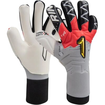 Gants de Gardien Rinat Xtreme Guard Zhero Semi Gris/Rouge/Blanc - Goalkeeper Gloves Gants de Gardien Rinat Xtreme Guard Zhero Semi Gris/Rouge/Blanc - Goalkeeper Gloves