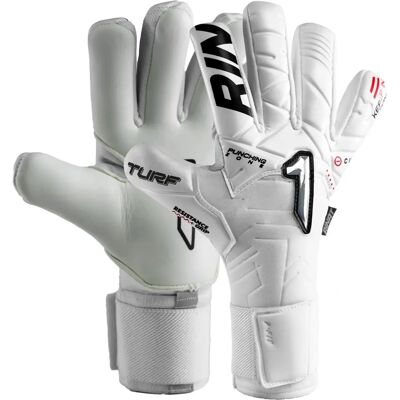 Rinat Kratos Turf Junior Goalkeeper Gloves - White Rinat Kratos Turf Junior Goalkeeper Gloves - White