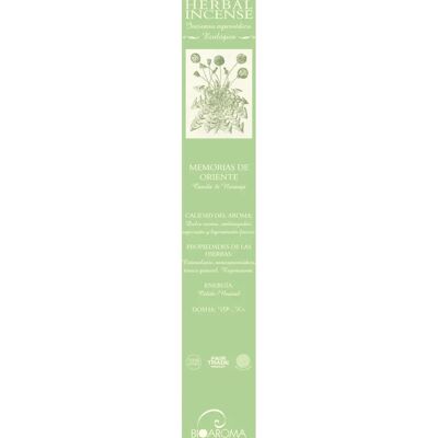 Incienso BioAroma Memorias del Oriente - Orgánico, Natural y Ético Incienso BioAroma Memorias del Oriente - Orgánico, Natural y Ético