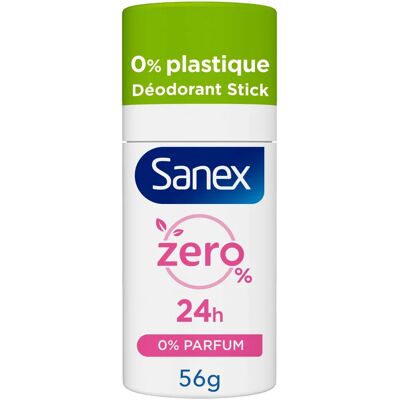 Sanex Déodorant Solide Zéro - 2x56g - Publicité Sanex Déodorant Solide Zéro - 2x56g - Publicité