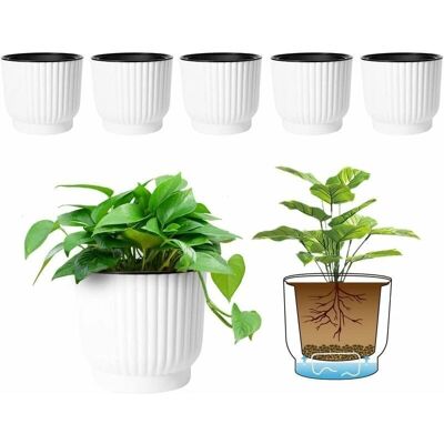 Ahlsen - Pieza de Macetas Redondas - Blanca - Planter Ahlsen - Pieza de Macetas Redondas - Blanca - Planter