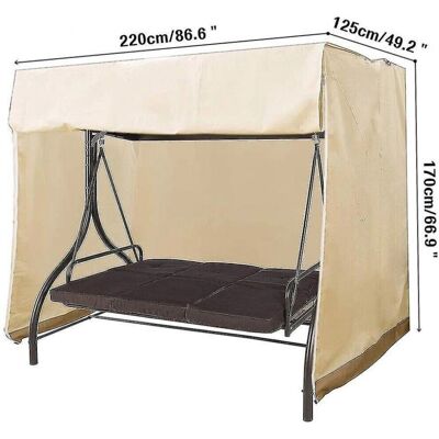 HKHBJS 3 Seater Garden Swing Cover - Waterproof Outdoor Cover HKHBJS 3 Seater Garden Swing Cover - Waterproof Outdoor Cover