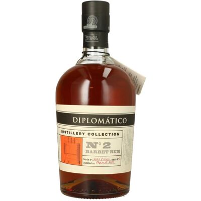 Diplomático Diplomatico Rum Distillery Collection N° 2 Barbet Rum 0,7l, alc. 47% - Publicité Diplomático Diplomatico Rum Distillery Collection N° 2 Barbet Rum 0,7l, alc. 47% - Publicité