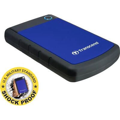 Transcend 2TB Tragbares Externes Festplatte - Stoßfest, USB 3.1 Transcend 2TB Tragbares Externes Festplatte - Stoßfest, USB 3.1