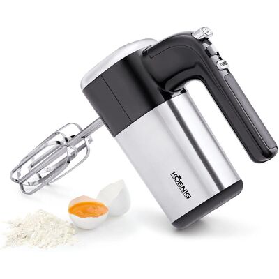 Koenig B04103 - Schwarz, Silber - Handmixer Koenig B04103 - Schwarz, Silber - Handmixer