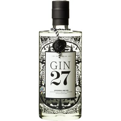 Appenzeller Alpenbitter AG Gin 27 Premium Dry Gin - Gin Appenzeller Alpenbitter AG Gin 27 Premium Dry Gin - Gin