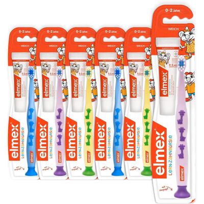 Ensemble de Brosses à Dents pour Enfants ELMEX - 6 pcs Ensemble de Brosses à Dents pour Enfants ELMEX - 6 pcs
