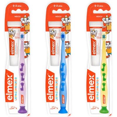 elmex Modell PL06613A Babyzahnbürste - Sanfte Reinigung für 1-3 Jahre elmex Modell PL06613A Babyzahnbürste - Sanfte Reinigung für 1-3 Jahre