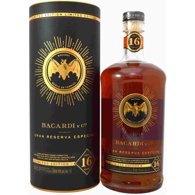Bacardi 16 Jahre Alter Gran Reserva Especial - Limitierte Edition Rum Bacardi 16 Jahre Alter Gran Reserva Especial - Limitierte Edition Rum