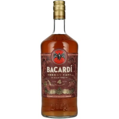 Bacardi Modell Cuatro Gold Rum - Sherryfass - 4 Jahre alt - Rum Bacardi Modell Cuatro Gold Rum - Sherryfass - 4 Jahre alt - Rum