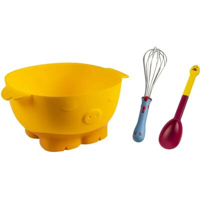 Kuhn Rikon - Ensemble de mélange Kinderkitchen 3 pièces - Set de bols - Publicité Kuhn Rikon - Ensemble de mélange Kinderkitchen 3 pièces - Set de bols - Publicité