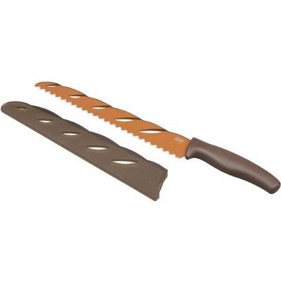 Couteau à Pain Kuhn Rikon - Marron - 27cm Lame Dentelée Couteau à Pain Kuhn Rikon - Marron - 27cm Lame Dentelée