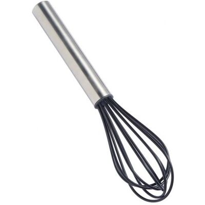 Kuhn Rikon 024146 Batidor de globo de silicona - Negro, Plata - Batidor de globo Kuhn Rikon 024146 Batidor de globo de silicona - Negro, Plata - Batidor de globo