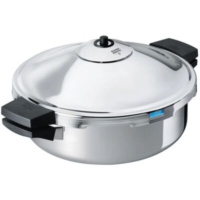 Cocina a presión Kuhn Rikon Duromatic - 5L, Acero inoxidable negro Cocina a presión Kuhn Rikon Duromatic - 5L, Acero inoxidable negro