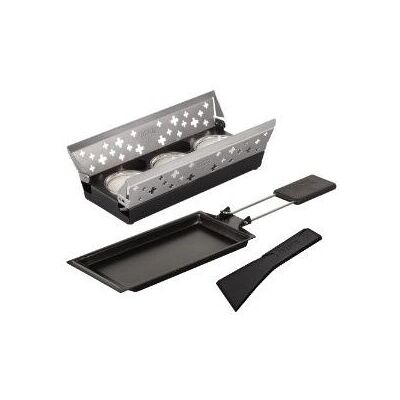 Kuhn Rikon 32109 - Argent - Set de raclette - Publicité Kuhn Rikon 32109 - Argent - Set de raclette - Publicité