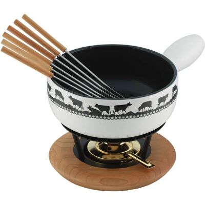 Kuhn Rikon - Elegantes Induktions-Fondue-Set - 2,4 L - Für 6 Personen Kuhn Rikon - Elegantes Induktions-Fondue-Set - 2,4 L - Für 6 Personen