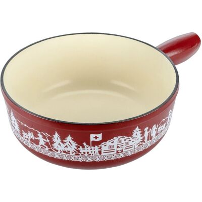 Kuhn Rikon öntöttvas téglalap alakú fondue edény - Caquelon, Piros Kuhn Rikon öntöttvas téglalap alakú fondue edény - Caquelon, Piros