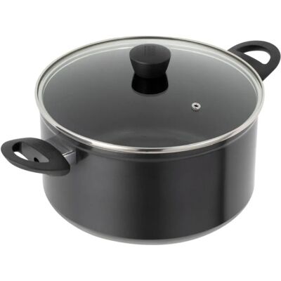 Kuhn Rikon 37456 3L Round Black Saucepan Kuhn Rikon 37456 3L Round Black Saucepan