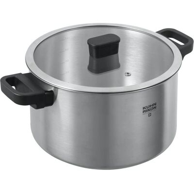 Kuhn Rikon Locarno 6 L Edelstahl Kochtopf - Silber Kuhn Rikon Locarno 6 L Edelstahl Kochtopf - Silber